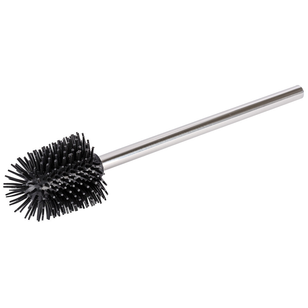Wenko Toilettenb&uuml;rste aus Edelstahl mit schwarzen Borsten