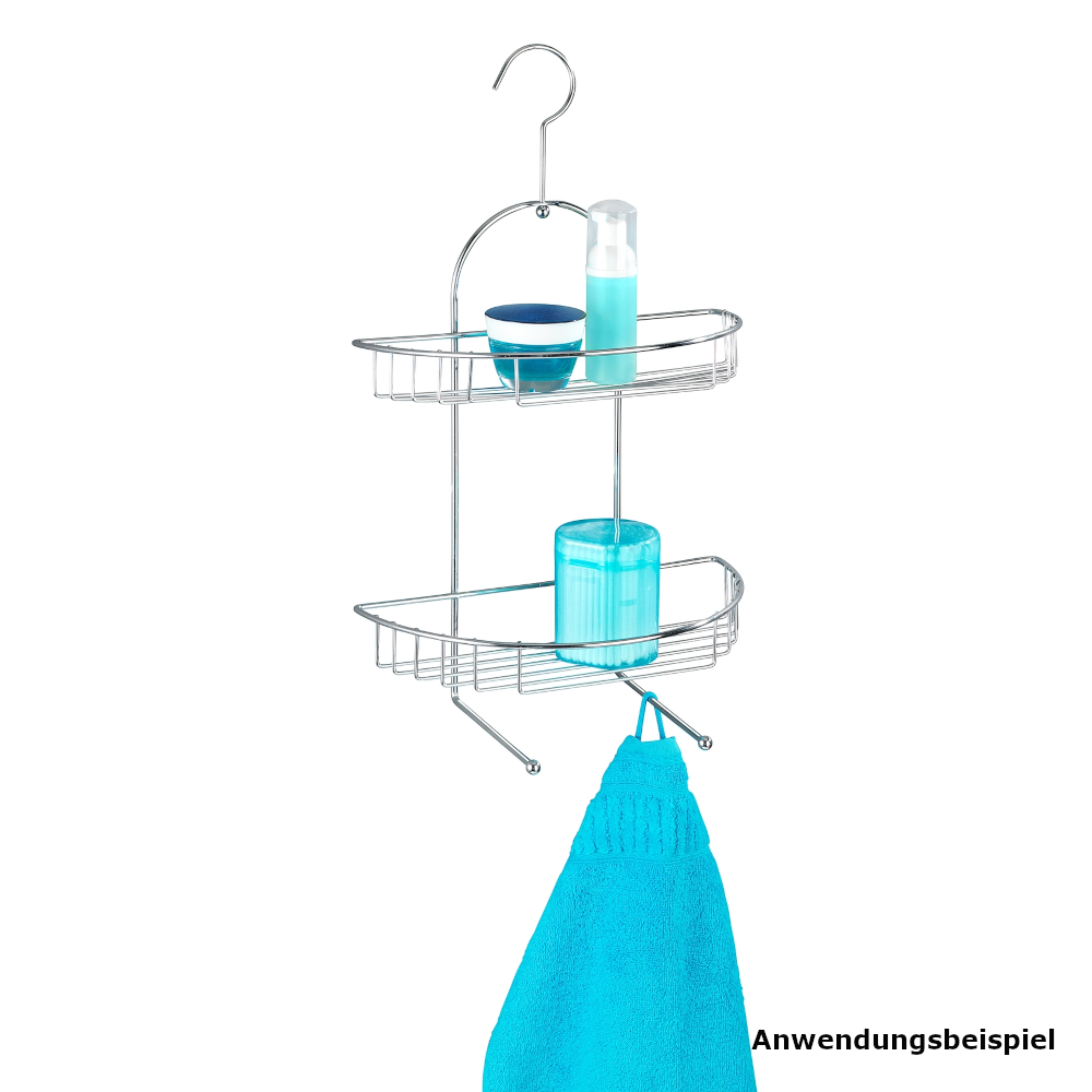 Drahtregal Kuopio 2 Etagen aus Chrom image number 2