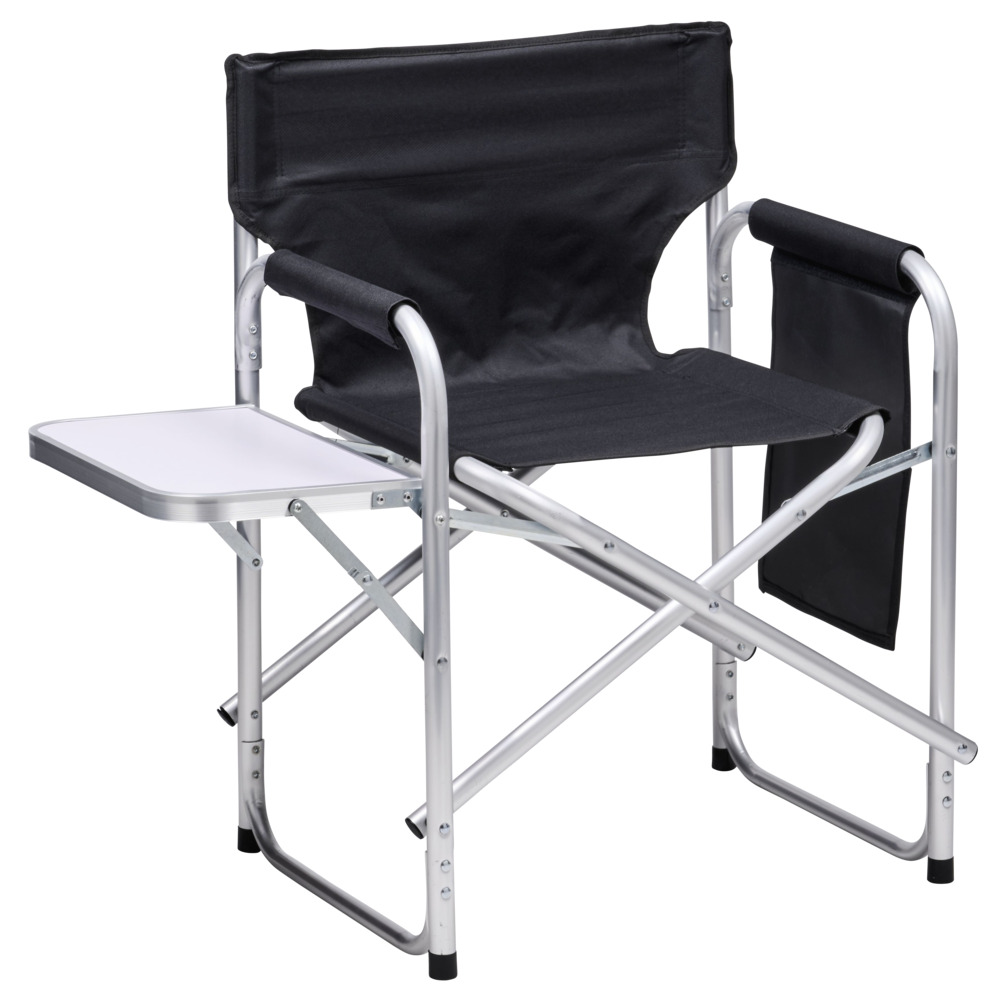 Camping-Faltstuhl mit Klapptisch und Tasche