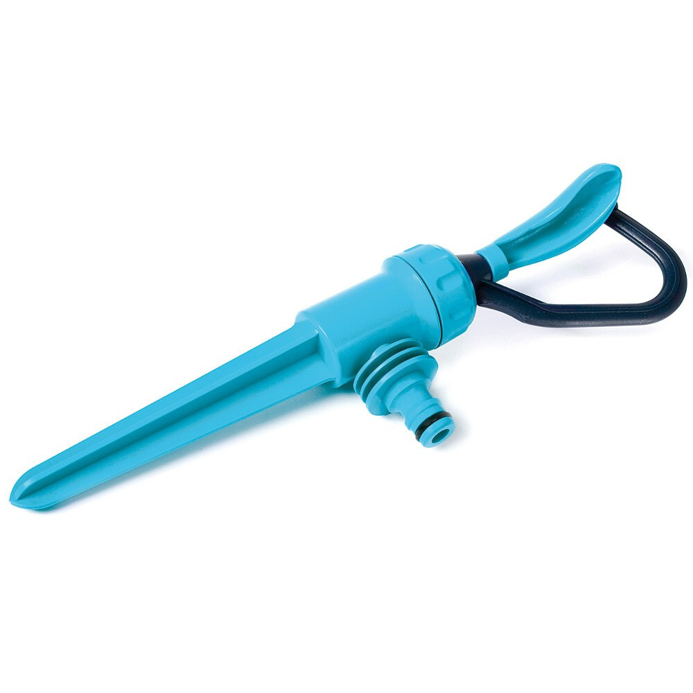 Impulsregner f&uuml;r ca. 120 m&sup2; aus Kunststoff mit Erdspie&szlig;