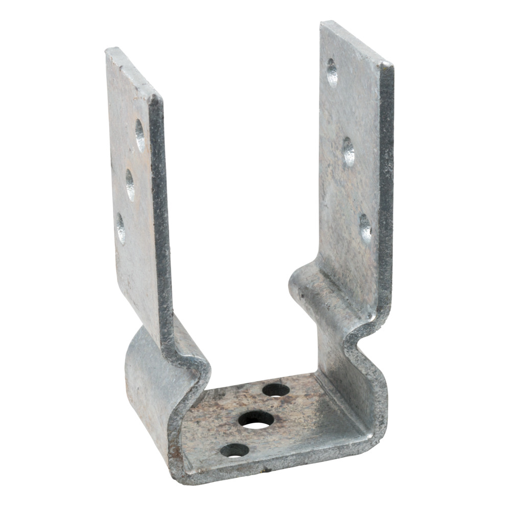 U-Pfostentr&auml;ger mit Sicke 101 x 150 mm, zum Aufschrauben