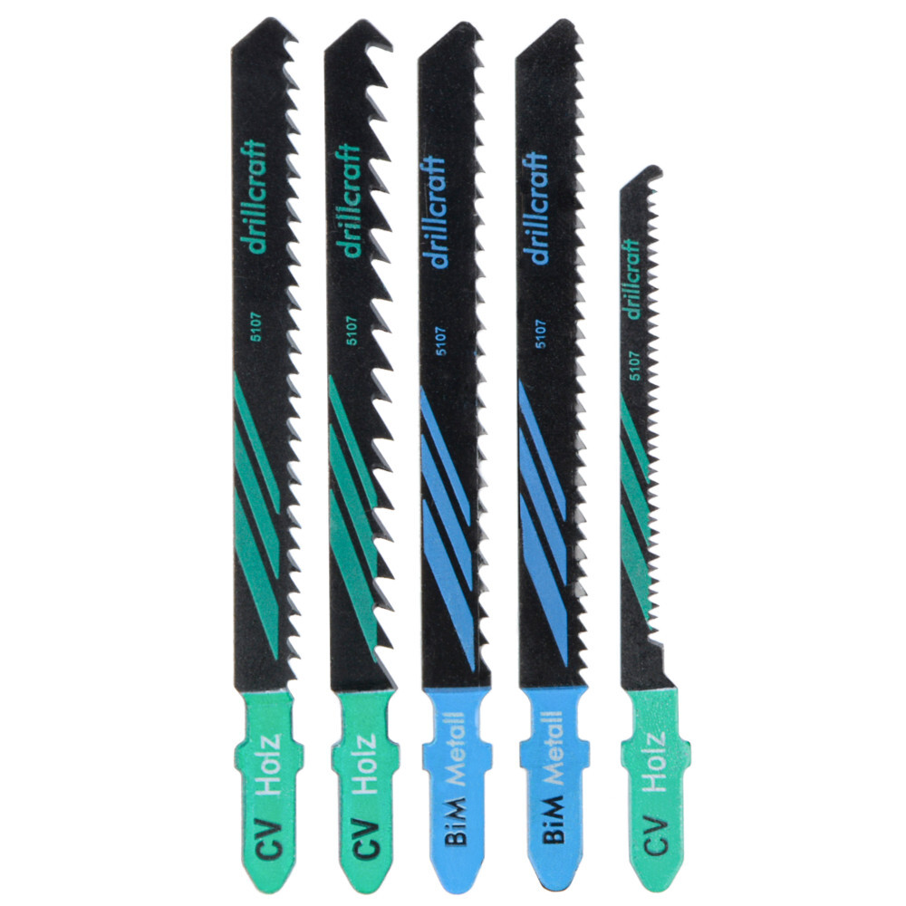 Stichs&auml;gebl&auml;tter-Set 5-teilig T-Schaft 