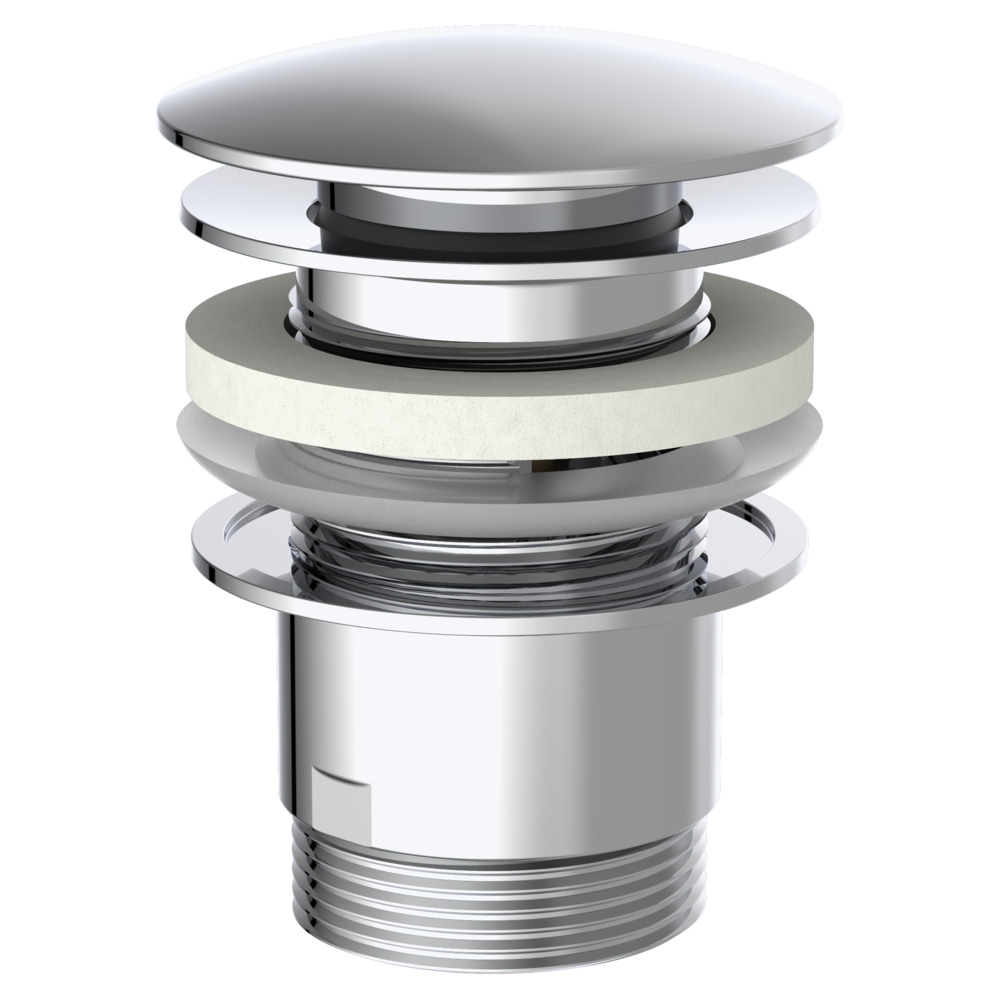 Ablaufventil ALVA 1-1/4"x65mm verchromt