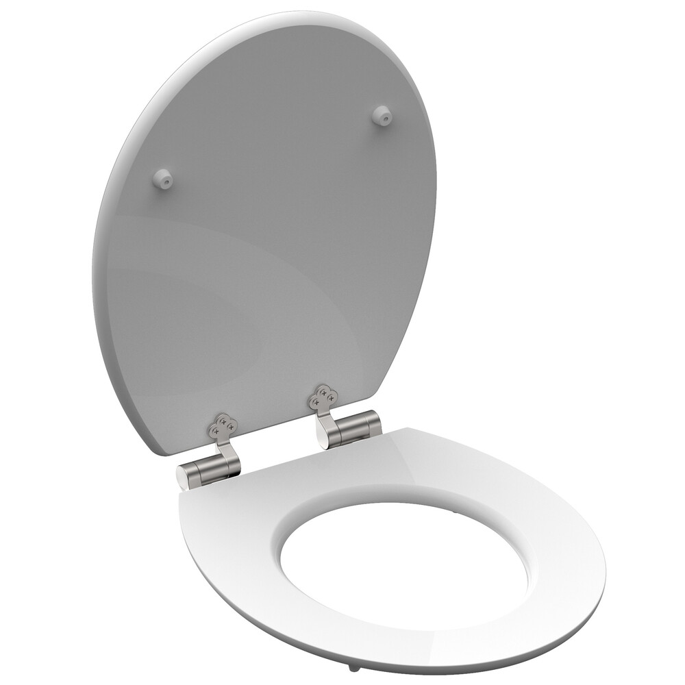 WC-Sitz High Gloss Absenkautomatik&nbsp;Schnellverschluss Iceberg image number 3