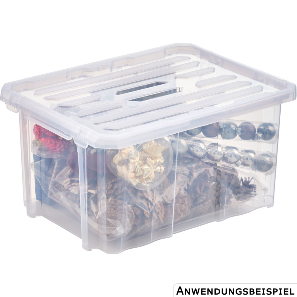 Aufbewahrungsbox 16 Liter, 40 x 30 x 20 cm, transparent image number 4