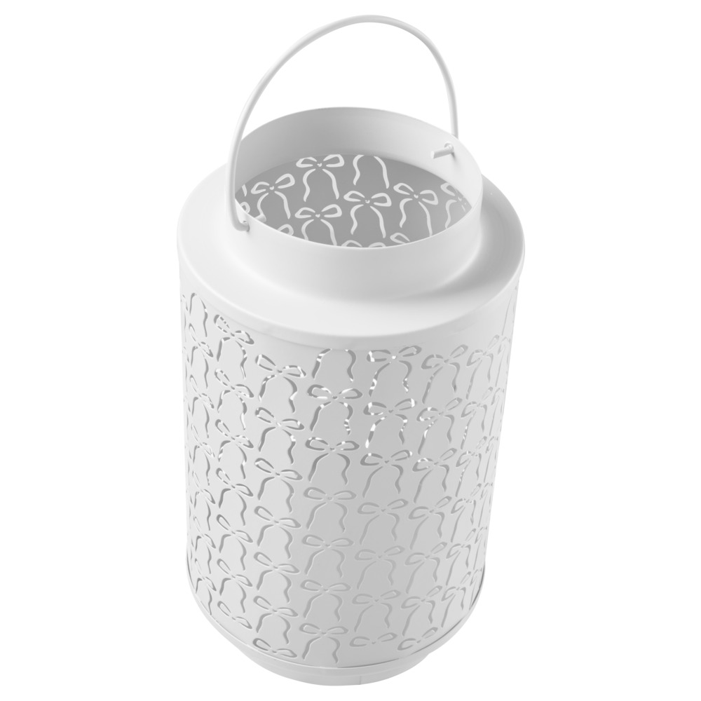 Laterne Metall mit Schleifchen 24cm, 2-fach sortiert image number 4
