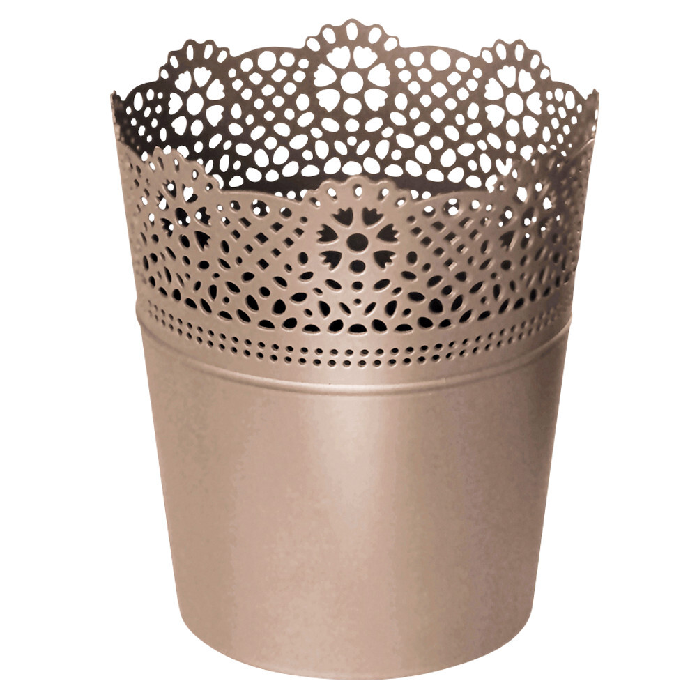 Prosperplast Blumentopf Lace &Oslash; 13,50 cm in Mokka