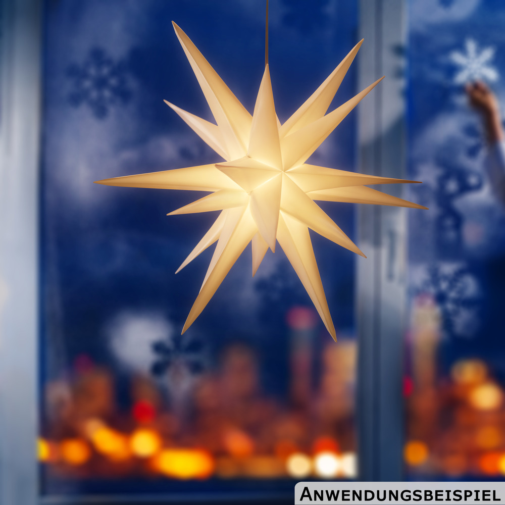 IC Winterworld LED-3D-Leuchtstern 57 cm strombetrieben wei&szlig; image number 3