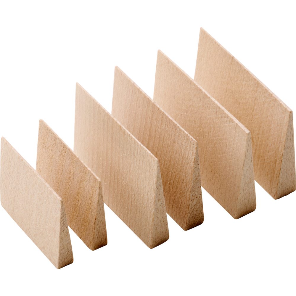 Holzkeil Sortiment 6 St&uuml;ck Axtstiel Beilstiel
