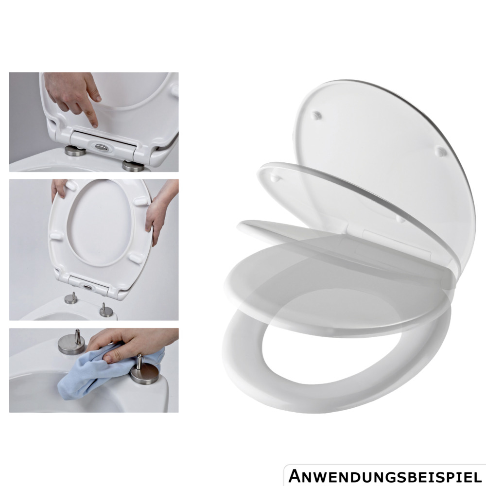 WC-Sitz Duroplast Absenkautomatik wei&szlig; image number 3