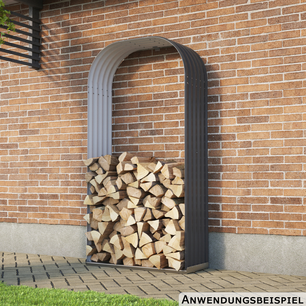 Kaminholzregal Lignum 99 x 40 x 200 cm granit image number 2