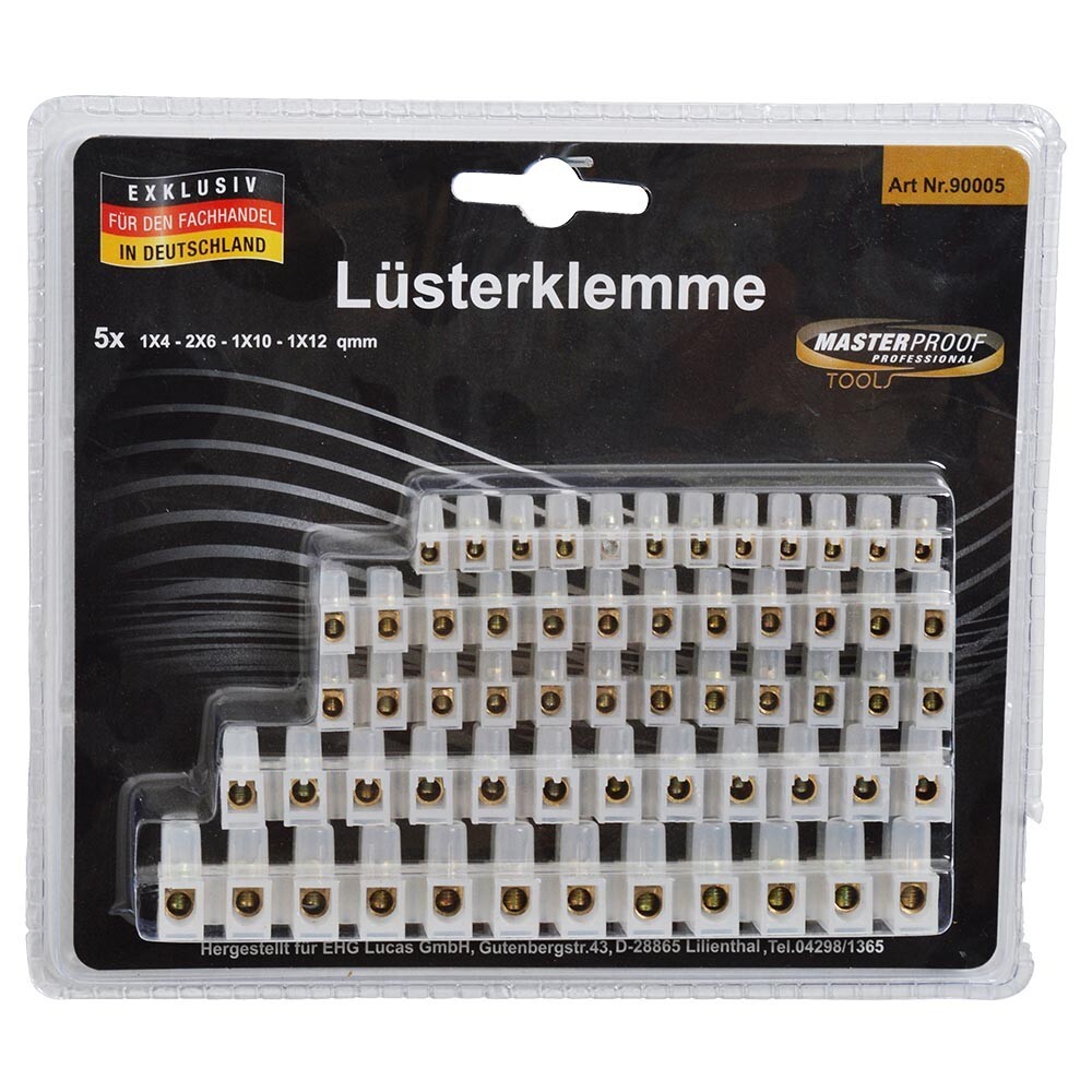 L&uuml;sterklemmen Sortiment