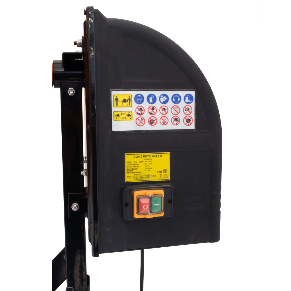 G&uuml;de&reg; Betonmischer GBM 130 550 Watt mit 130 Liter Fassungsverm&ouml;gen image number 4