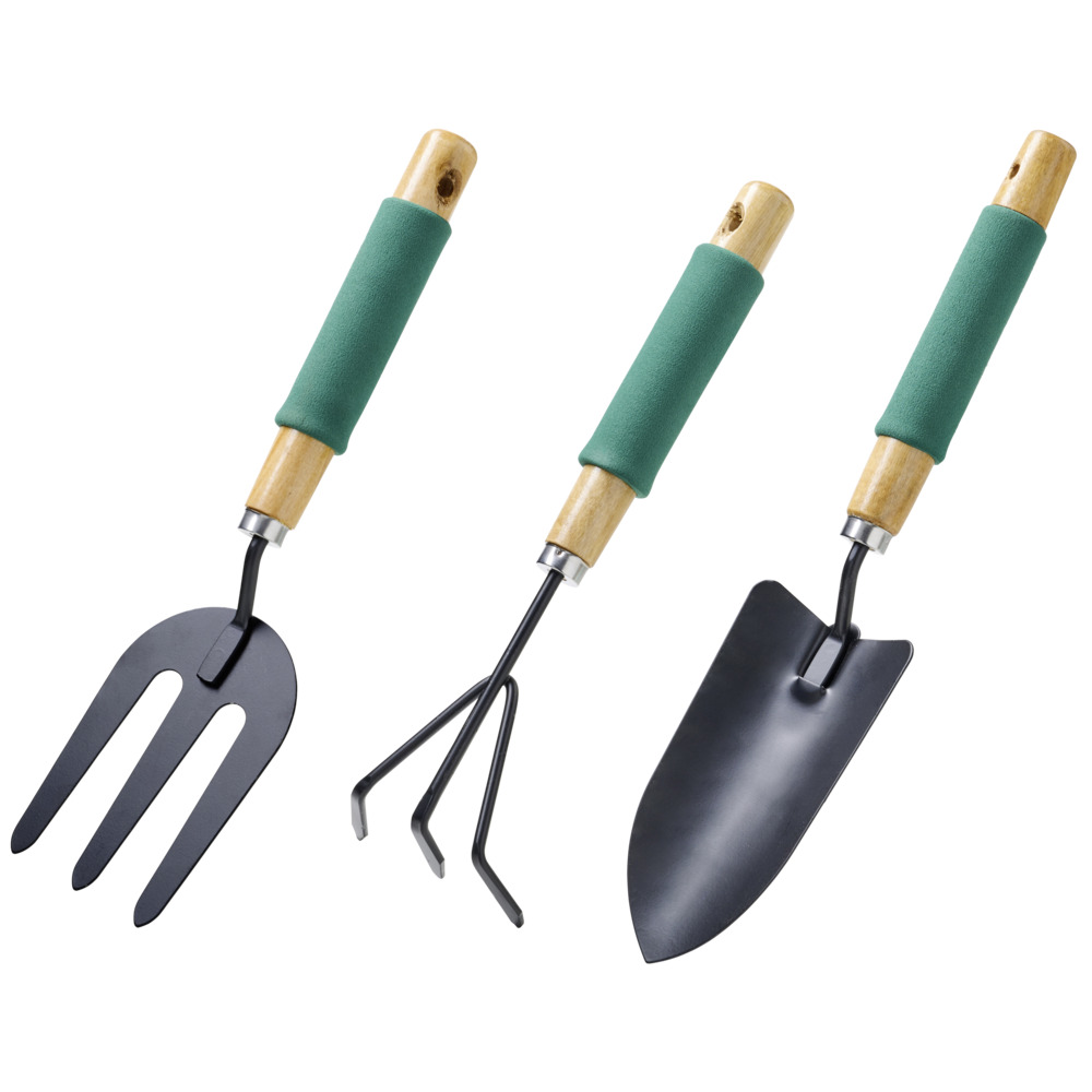 Gartenkleinger&auml;te-Set 3-teilig