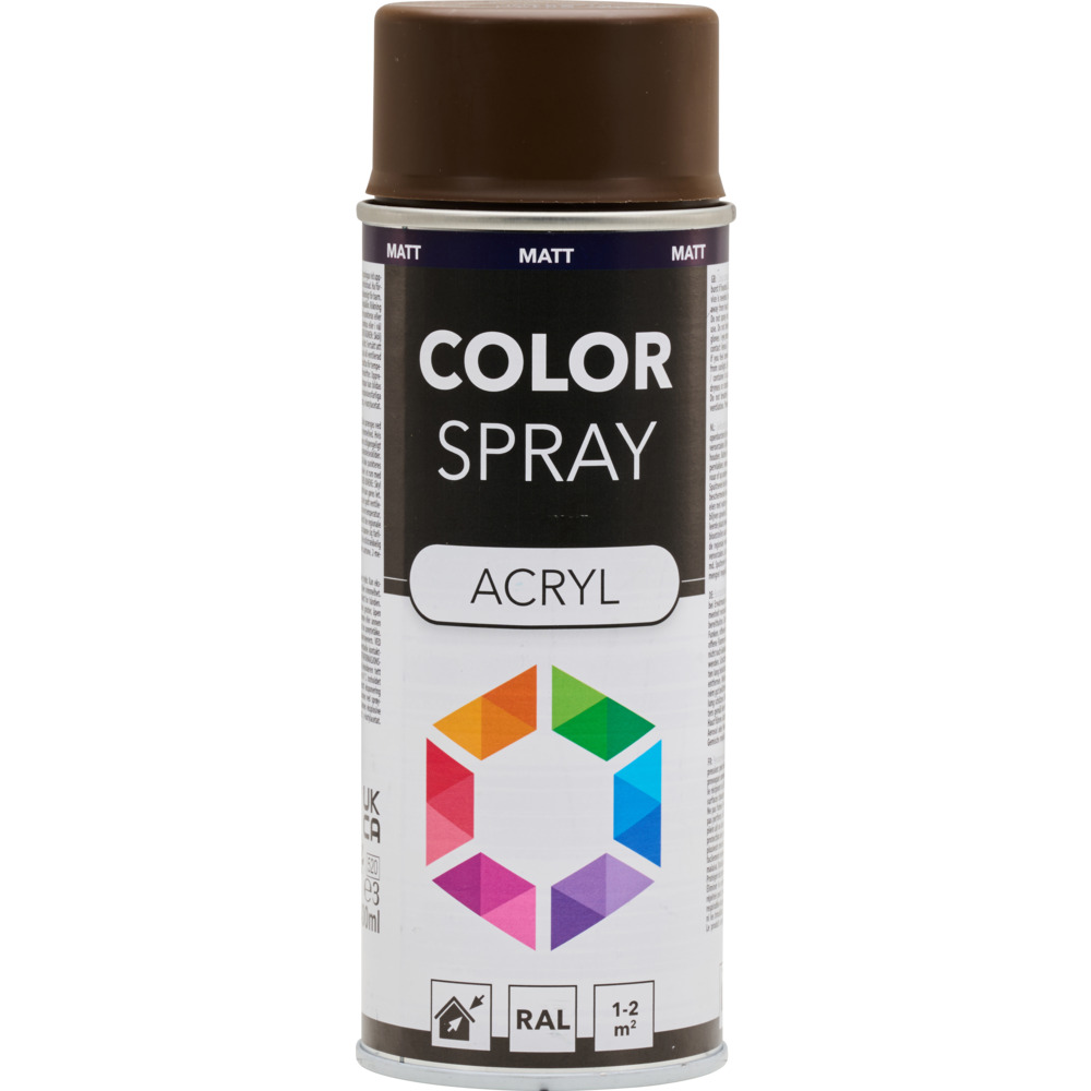 Lackspray matt 400 ml Acryl RAL 8014 sepiabraun