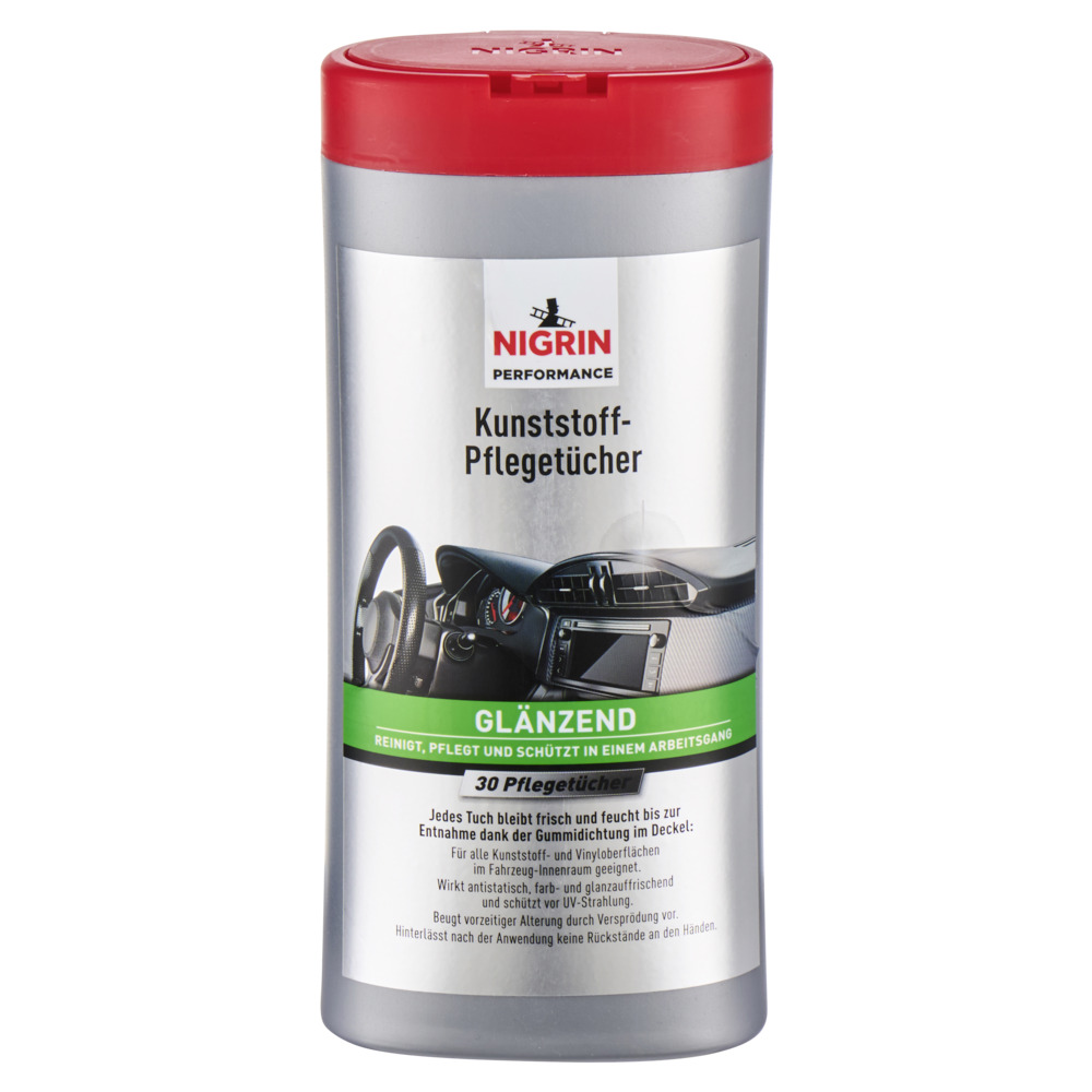 Nigrin Kunststoff-Pfleget&uuml;cher gl&auml;nzend