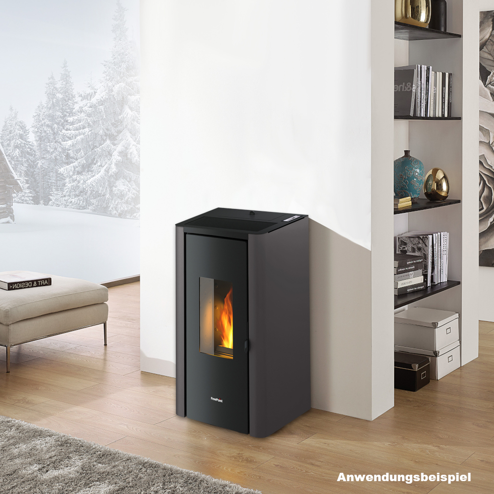 Pelletofen "INDIGO EVO" anthrazit image number 1
