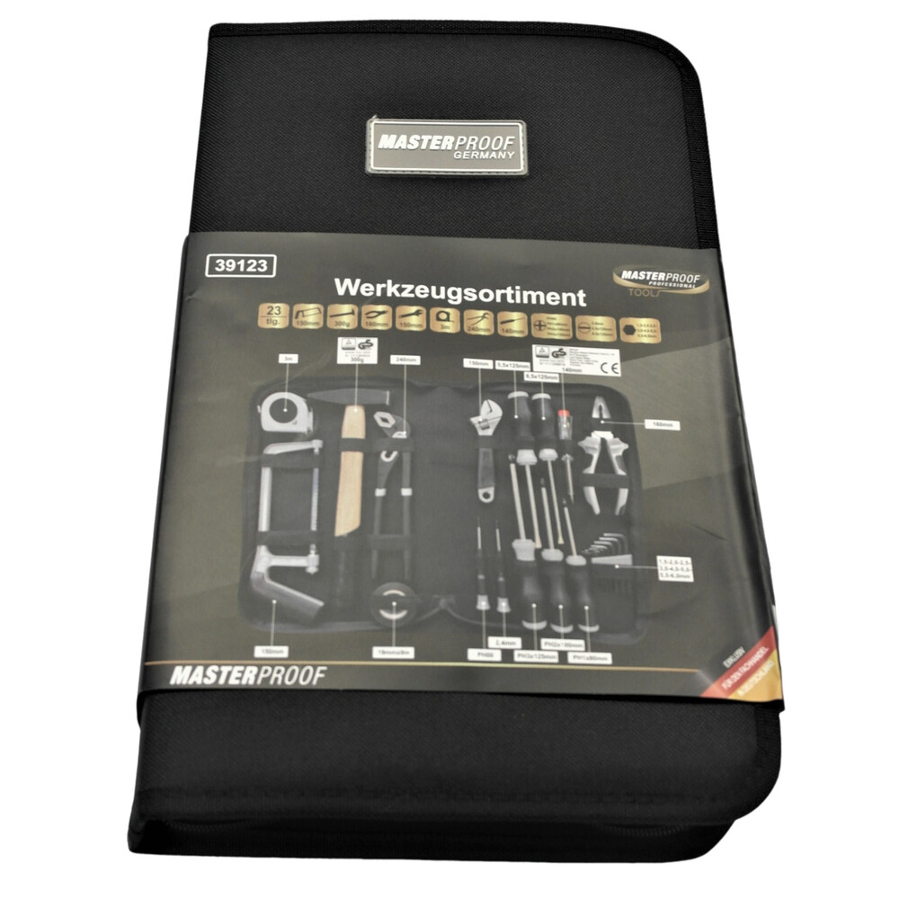 23-teiliges Werkzeugsortiment in Stofftasche image number 2