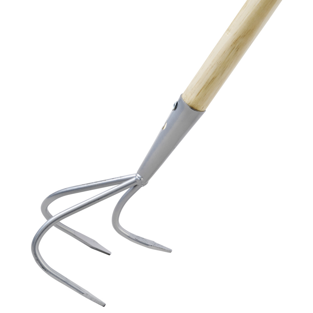 GERMANIA&reg; Gruber 3 Zinken mit Holzstiel image number 1