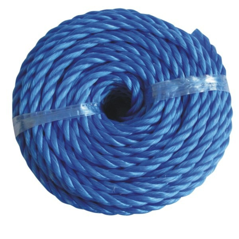 Polypropylen PP Seil 8 mm x 20 m blau Kunststoffseil schwimmf&auml;hig