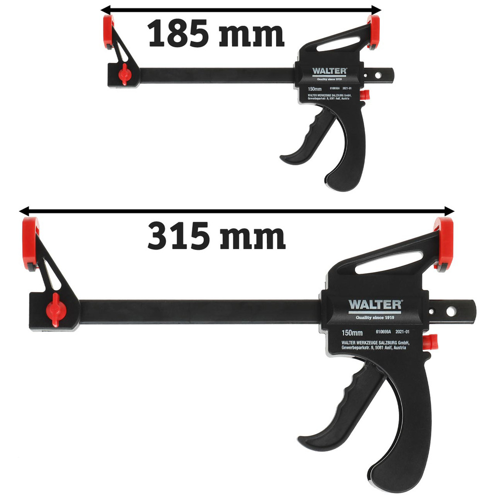 WALTER Schnellspannzwingen 4-teilig image number 3