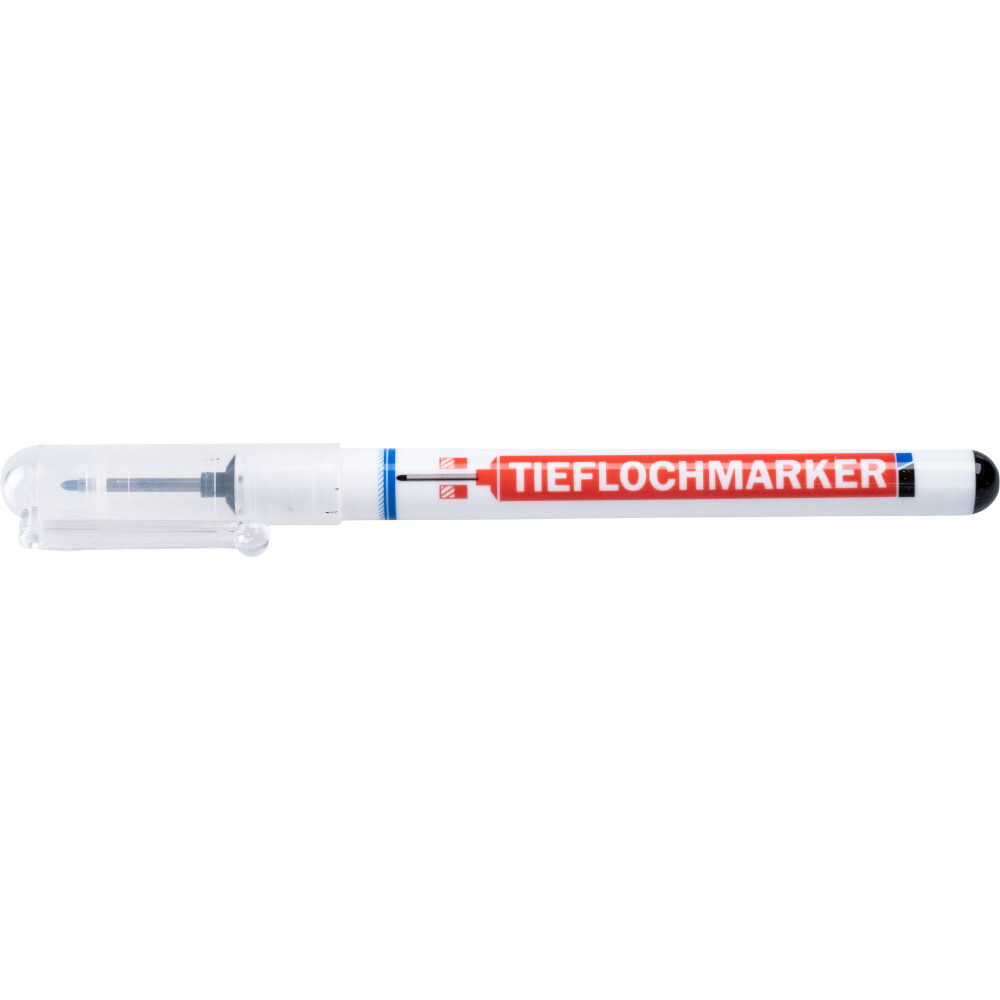 GERMANIA&reg; Tieflochmarker schwarz 140 mm mit Skalierung und Clip image number 1