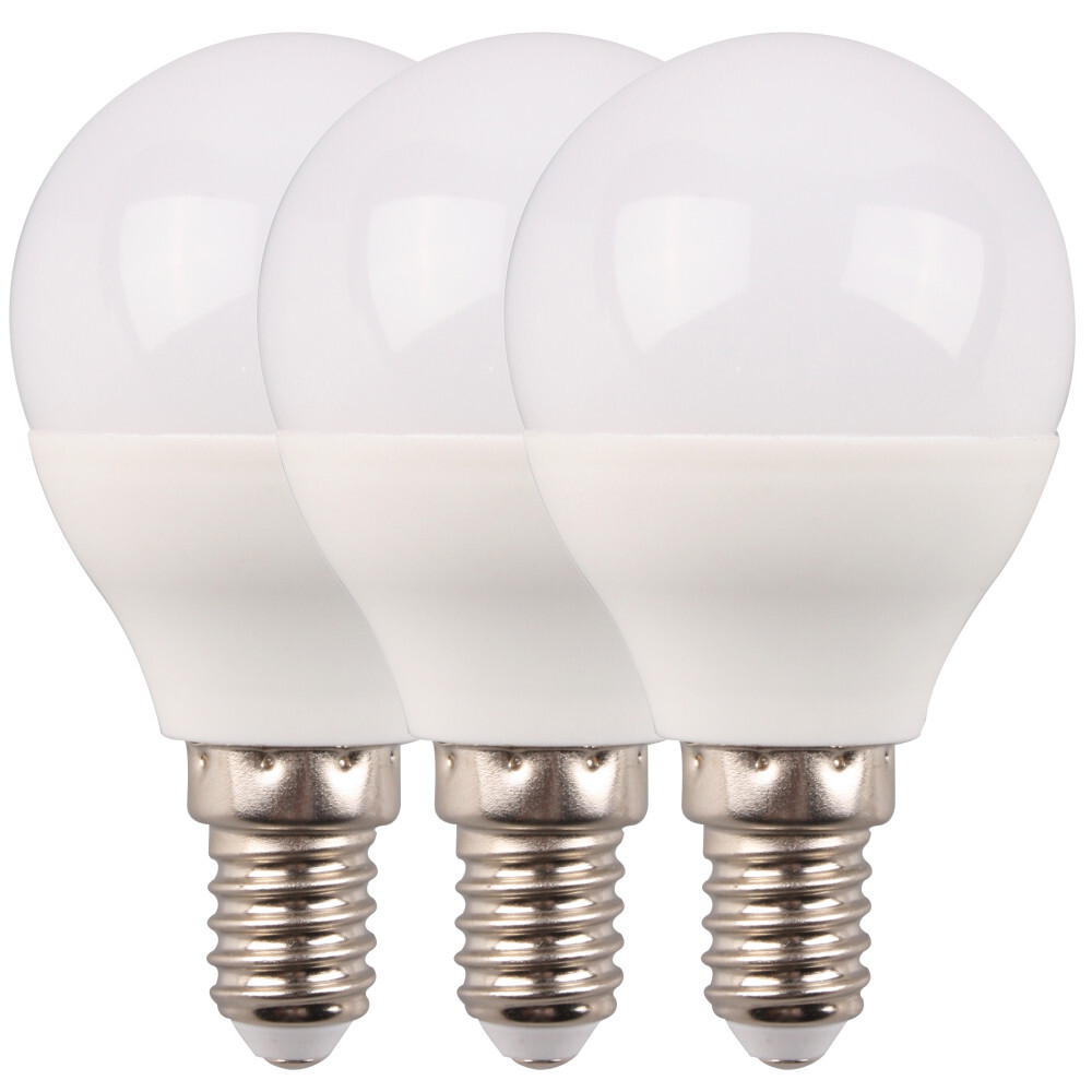 LED-Lampen Set 3 St&uuml;ck 6,1Watt in Tropfenform mit E14- Sockel