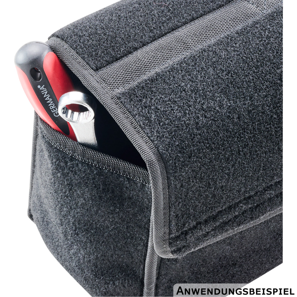 Walser Kofferraumtasche Gr&ouml;&szlig;e L aus Nadelfilz in Grau image number 5