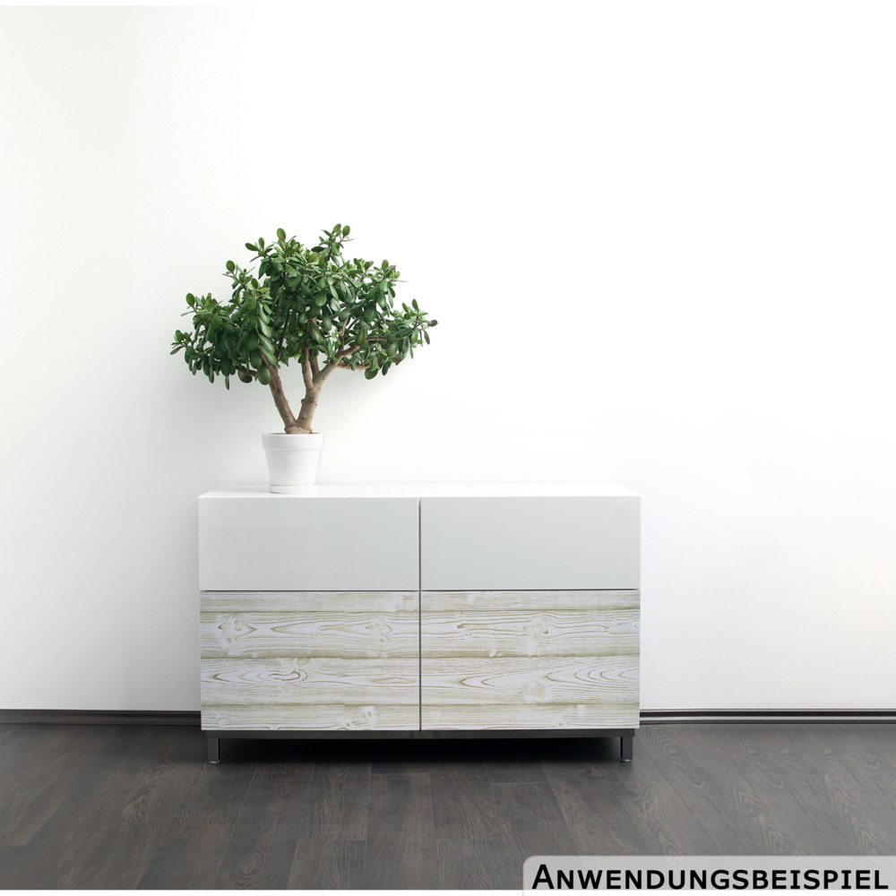 Klebefolie 200x45cm Holz Eiche weiss Dekofolie Selbstklebefolie M&ouml;belfolie image number 2