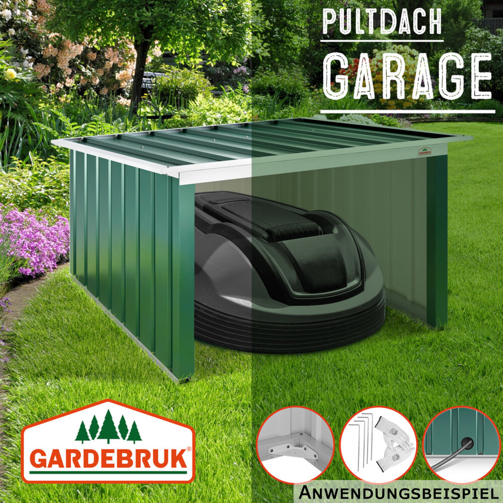 M&auml;hroboter Garage 89 x 90 x 54 cm Gr&uuml;n image number 7