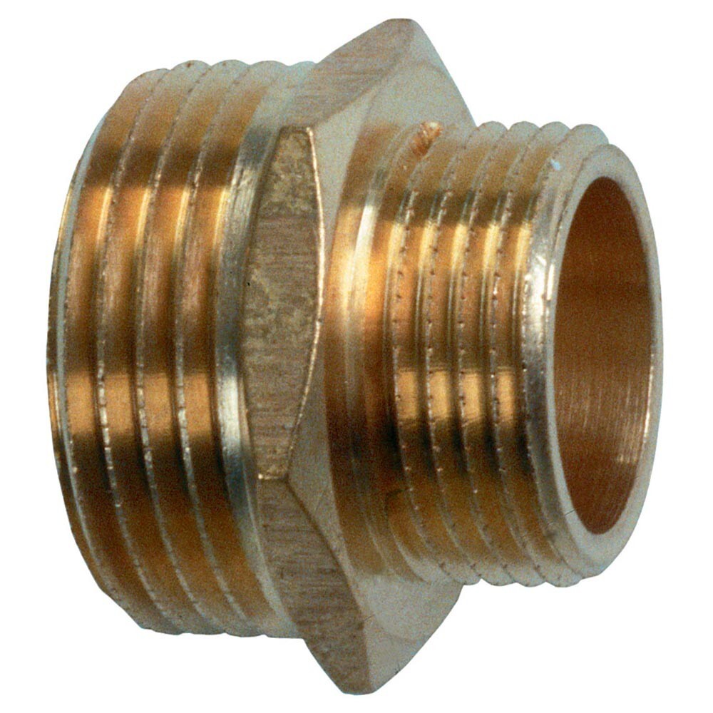 Reduzier-Doppelnippel Messing