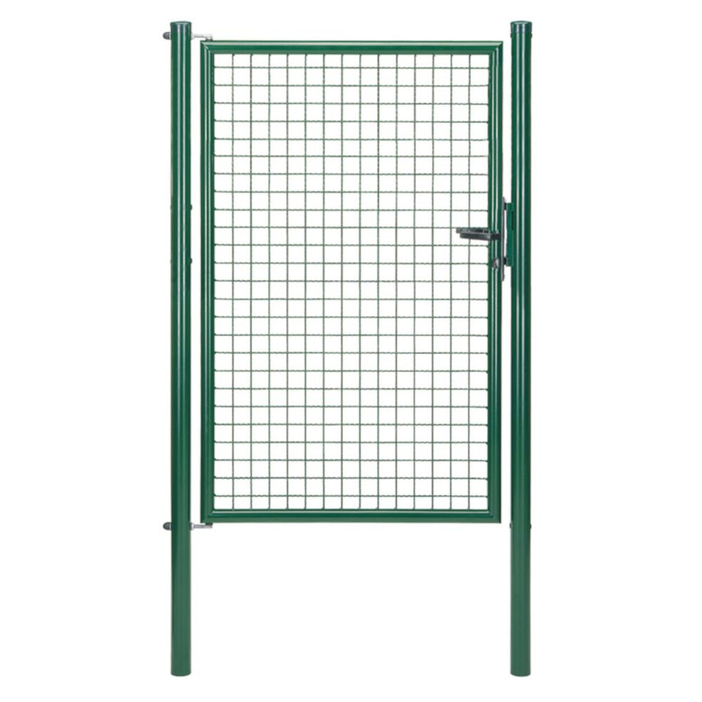 Wellengitter-Einzeltor 1000 x 1500 mm RAL 6005 moosgr&uuml;n