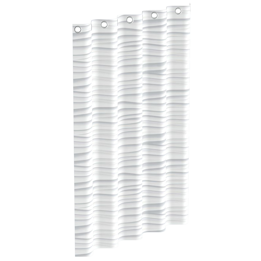 Duschvorhang White Wave