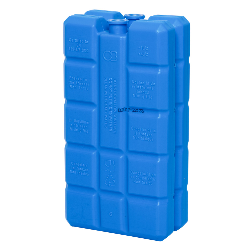 K&uuml;hlakku wiederverwendbar 2 St&uuml;ck aus blauem Kunststoff