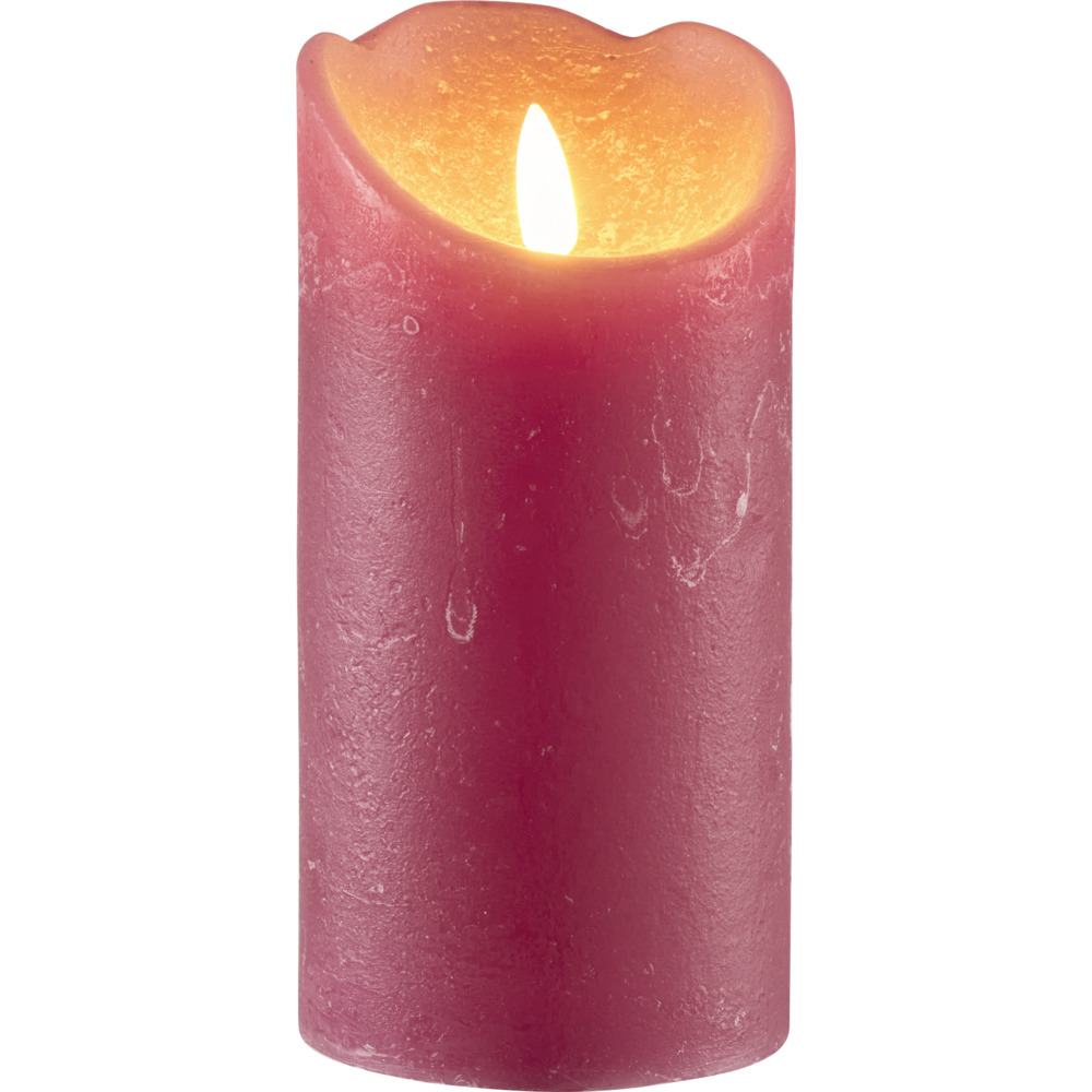 LED-Echtwachskerze Rustic &Oslash; 7,5 x 15 cm mit Timer image number 7