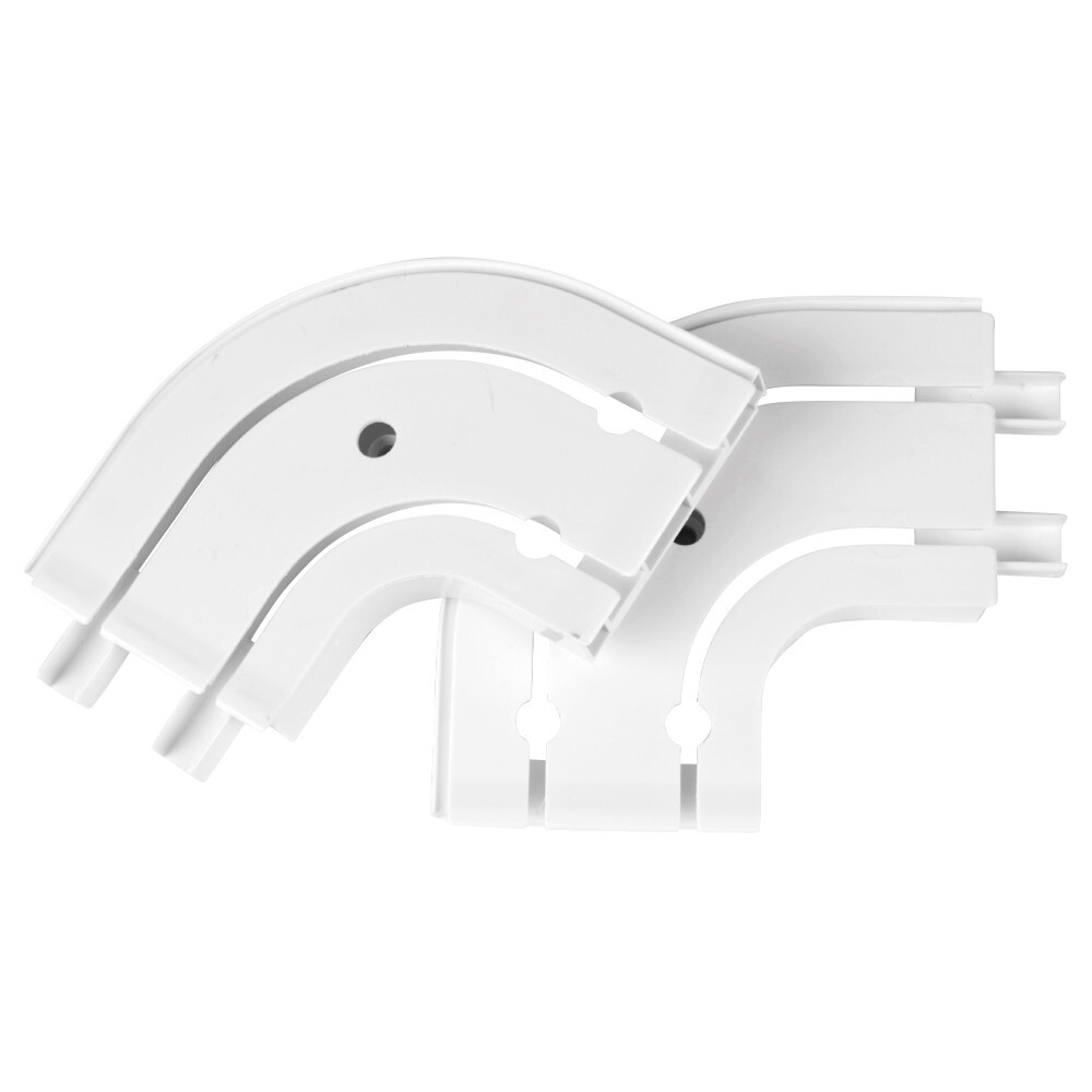 Rundb&ouml;gen 2-Lauf f&uuml;r Innenlauf wei&szlig;