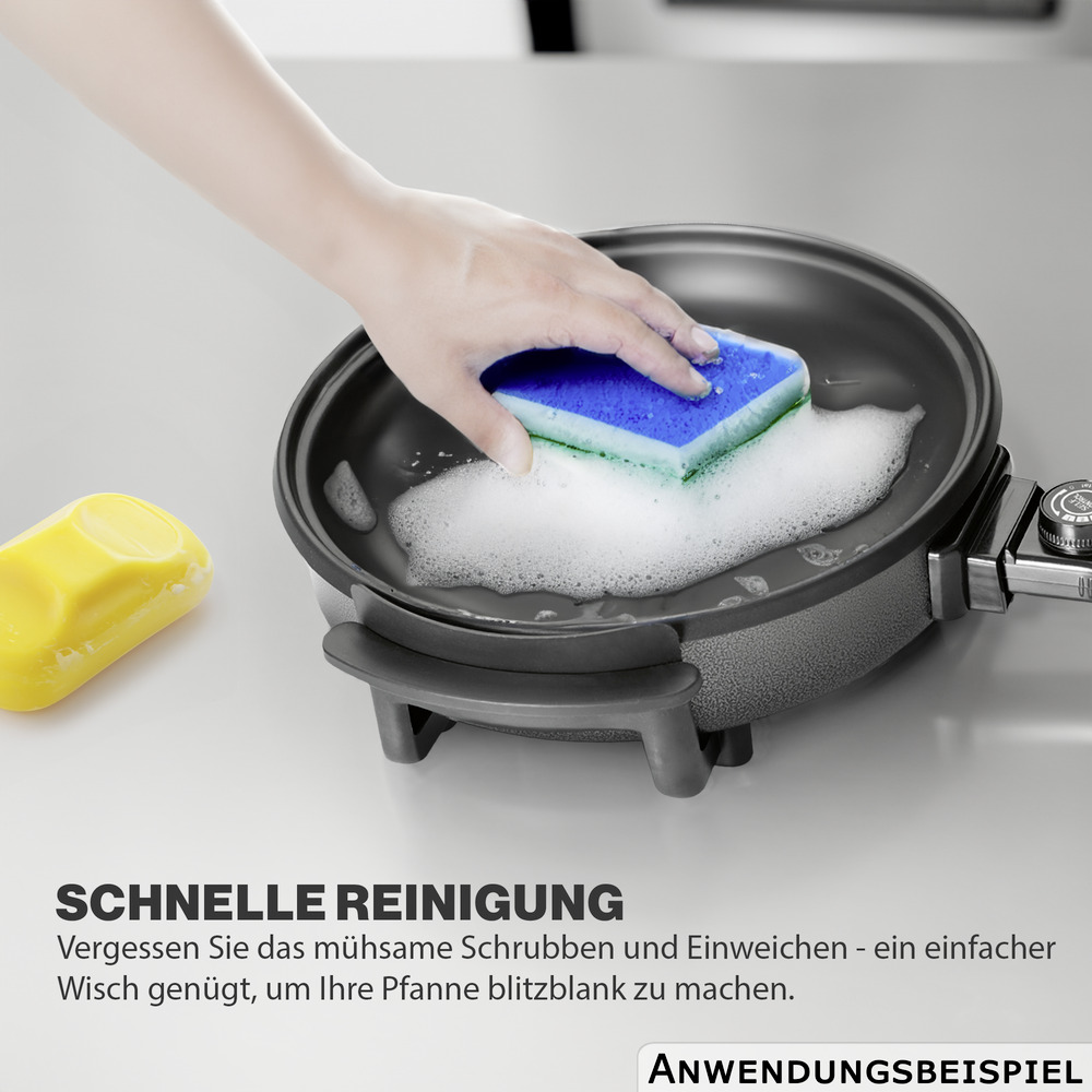 CLATRONIC&reg; Partypfanne 1500 Watt &Oslash; 32 cm image number 3