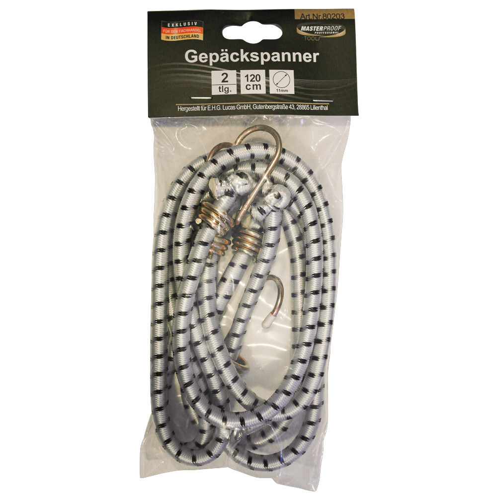 Gep&auml;ckspanner Set 2 St&uuml;ck &Oslash; 11 mm x 120 cm