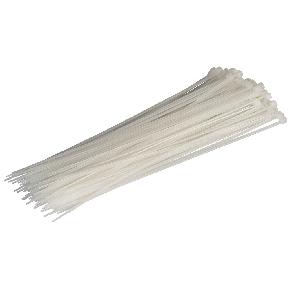 GERMANIA&reg; Kabelbinder 2,5x200 mm natur aus Kunststoff 100-teilig