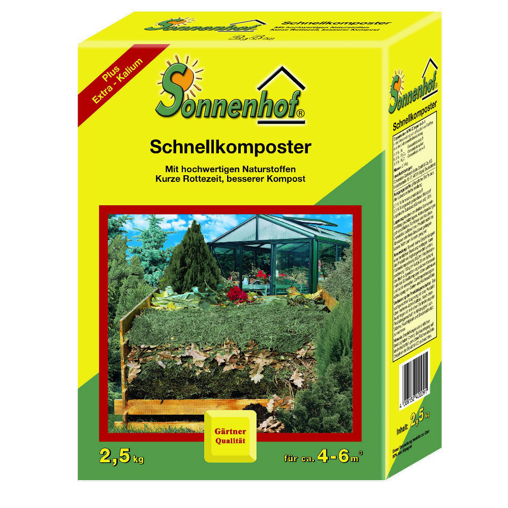 Schnellkomposter 2,5 kg F&ouml;rderung der Verrottung organischer Abf&auml;lle