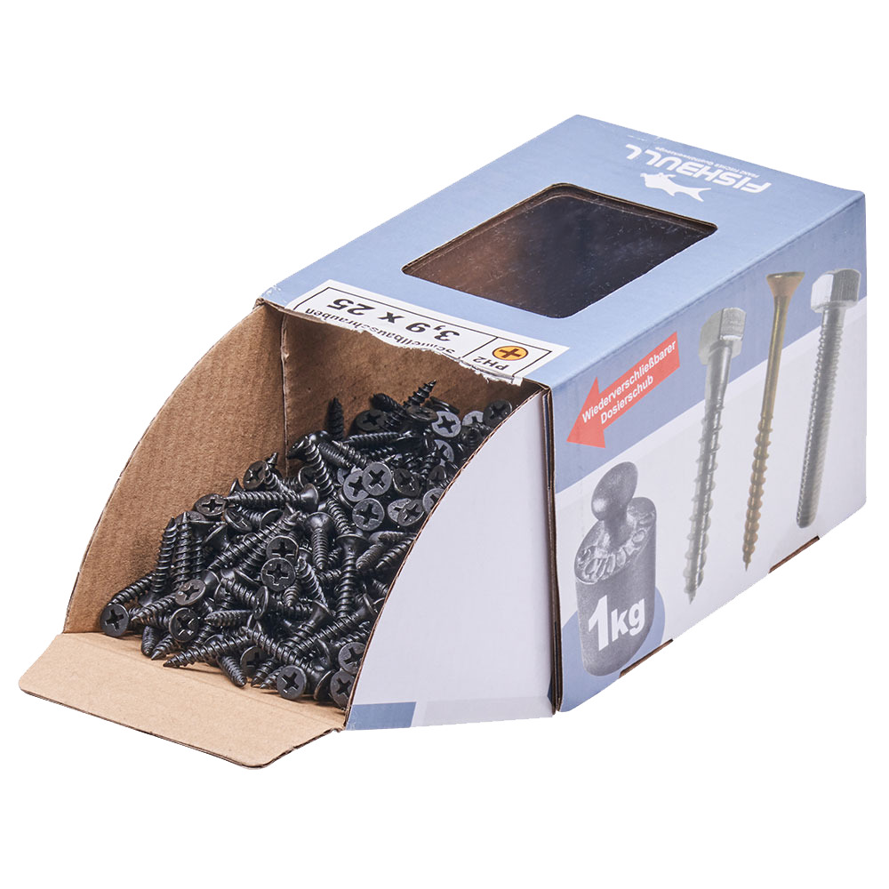 Schnellbauschraube 3,9x25 mm 1kg FISHBULL-Pack Feingewinde Kreuzschlitz image number 3