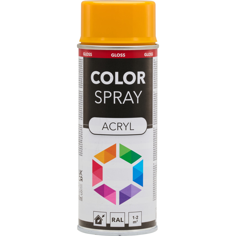 Lackspray 400 ml Acryl RAL1007 Narzissengelb