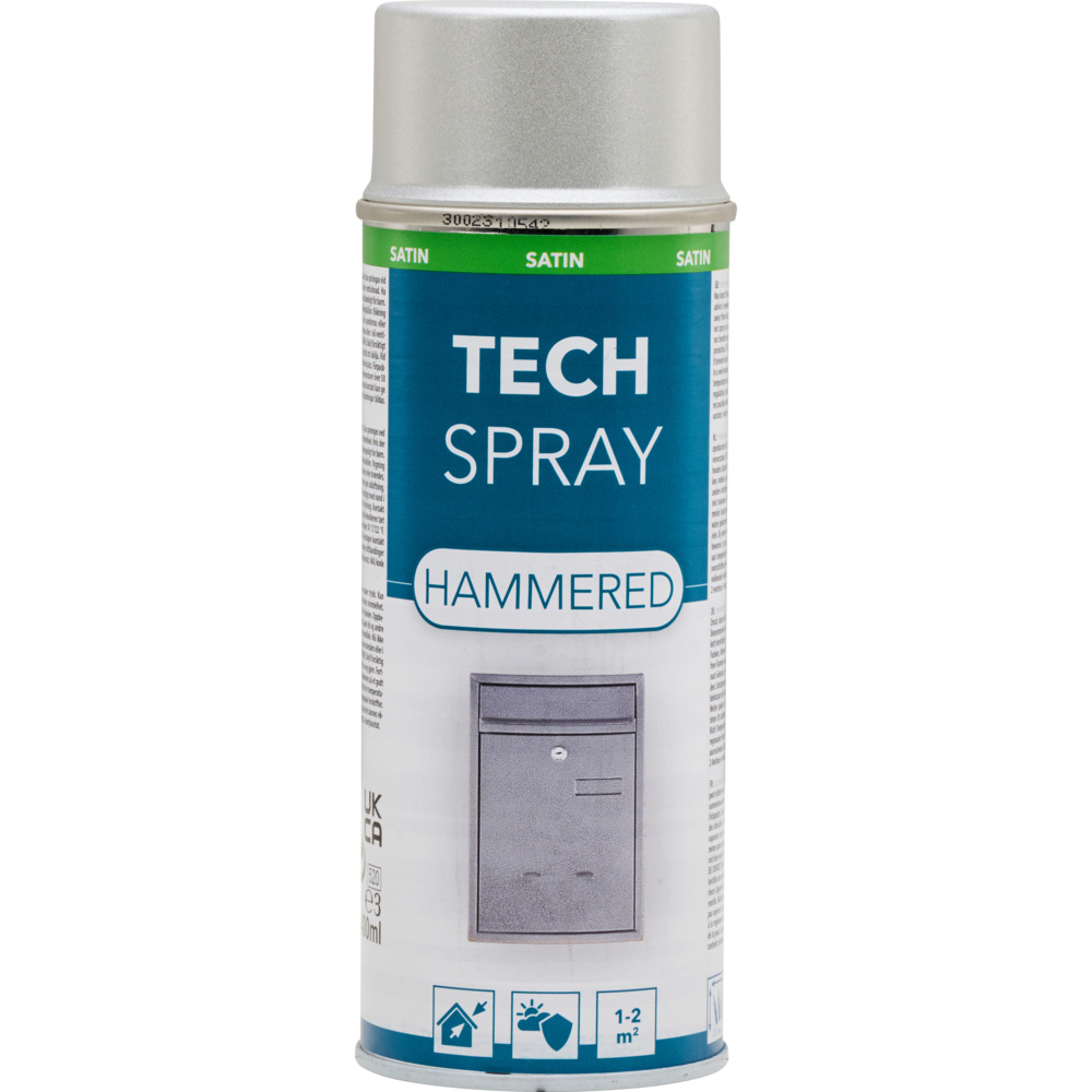 Spr&uuml;hlack 400ml silber Hammerschlag Effektspray gl&auml;nzend