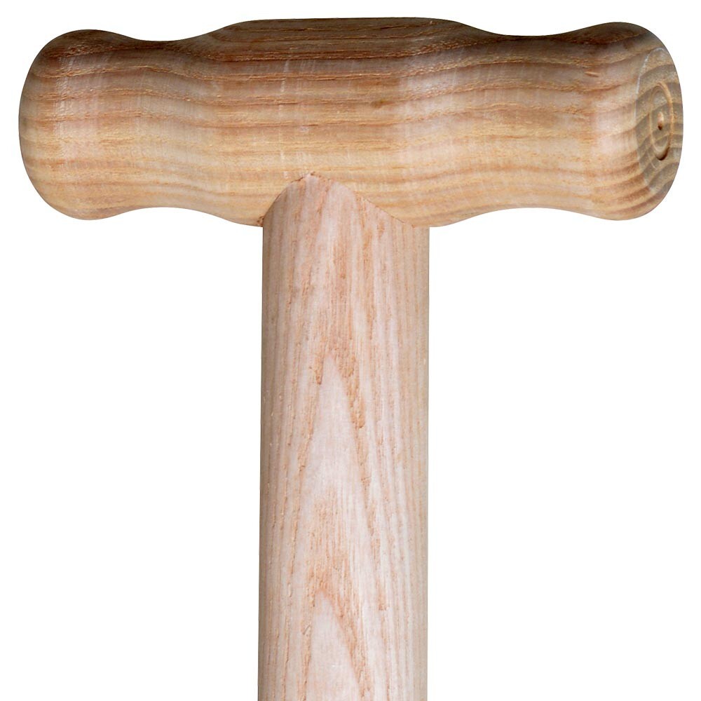Schaufelstiel Esche 120cm gebogen mit T-Griff image number 1