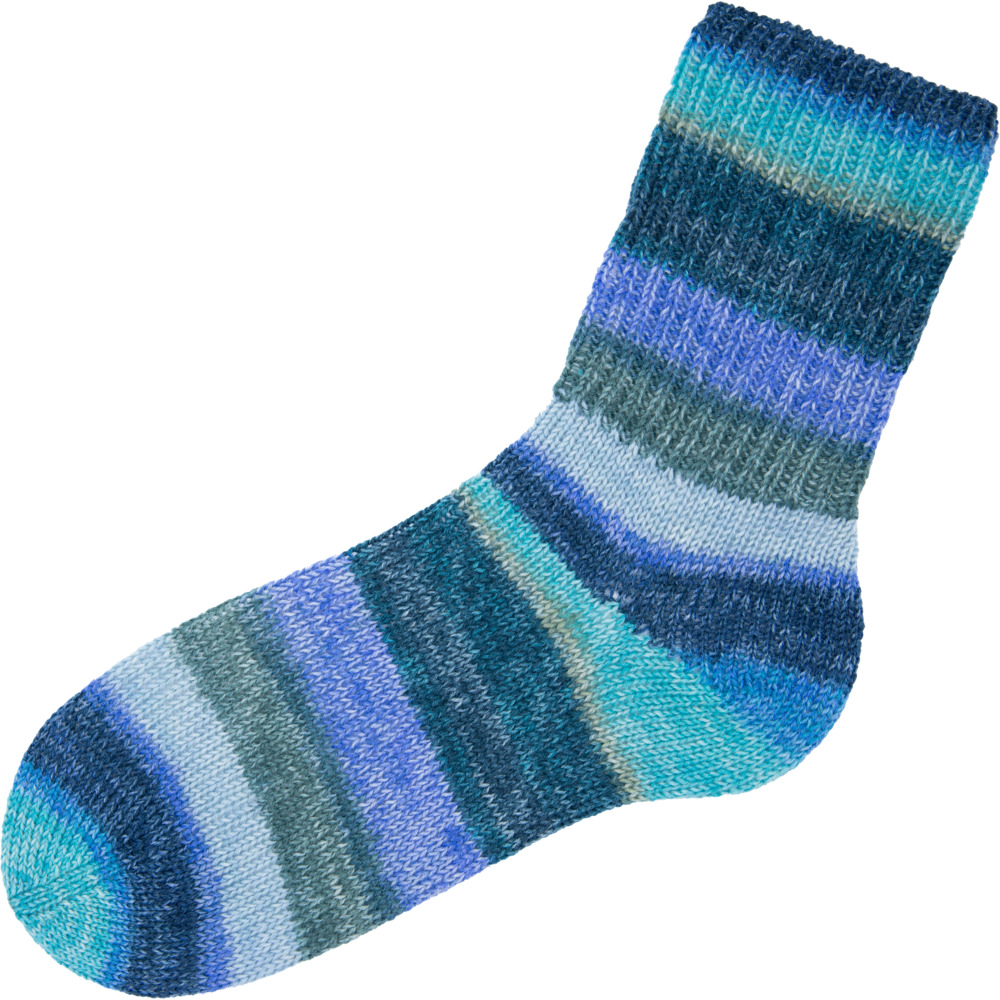 Garn Hot Socks Madena 4-fach baltic-sea-mix 100g image number 1