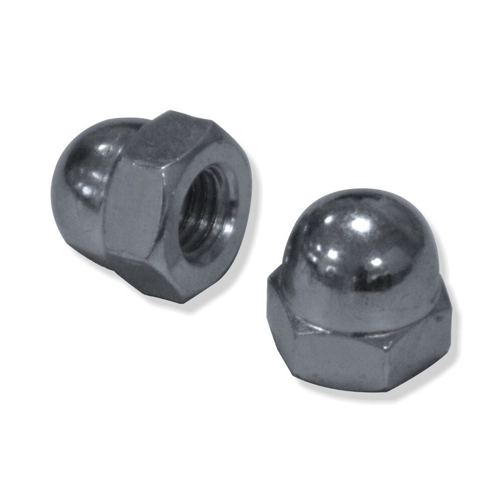 Hutmutter M8 DIN 1587 verzinkt Sechskant hohe Form