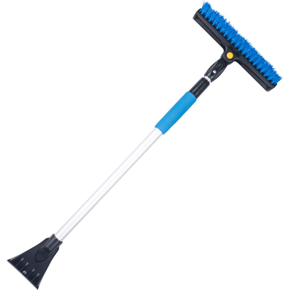 Eiskratzer mit Schneebesen und Teleskopstab ca. 75 bis 120 cm