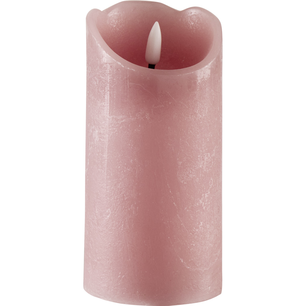 LED-Echtwachskerze Rustic &Oslash; 7,5 x 15 cm mit Timer image number 4