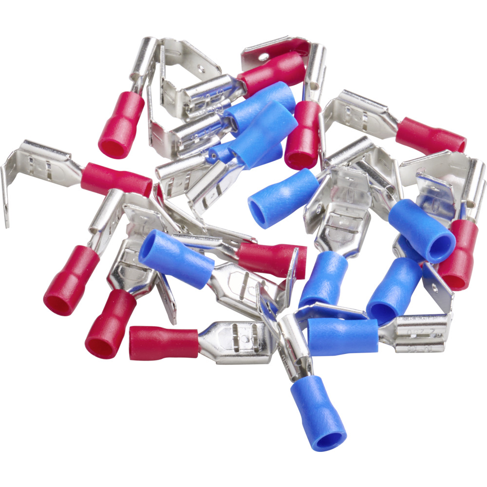 Abzweigflachstecker Set 1,5 / 2,5 mm&sup2; 20 St&uuml;ck