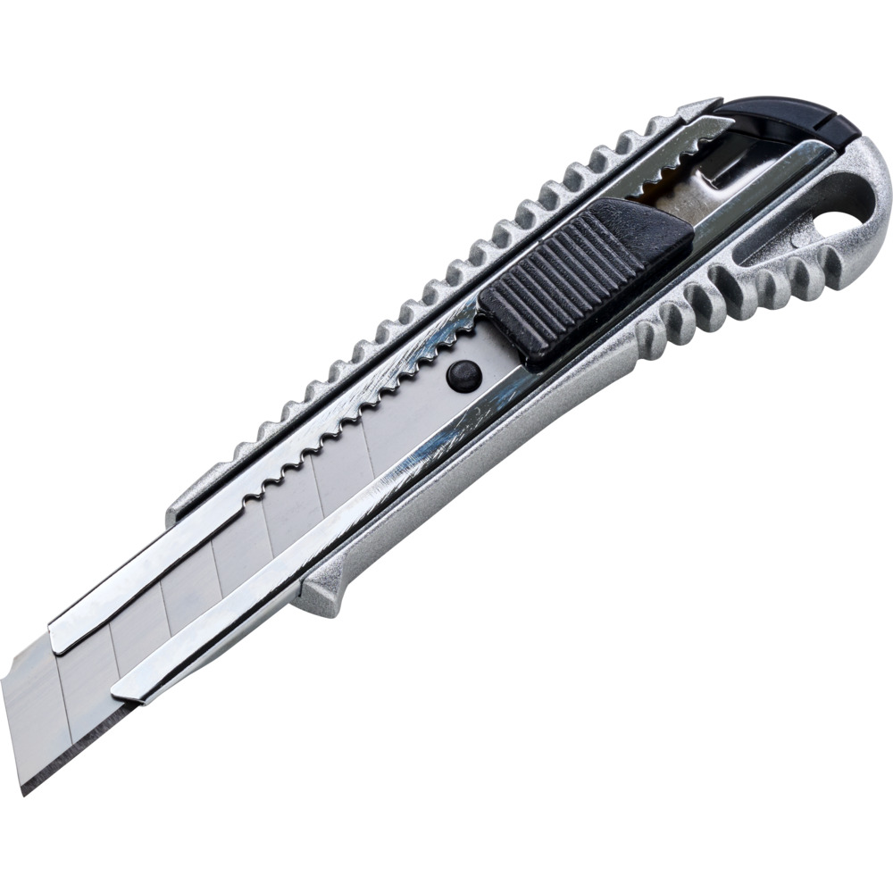 Cuttermesser 18mm Zinklegierung grau Teppichmesser Cutter Abbrechmesser image number 1